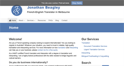 Desktop Screenshot of jonathanbeagley.com