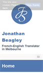 Mobile Screenshot of jonathanbeagley.com