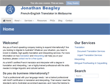 Tablet Screenshot of jonathanbeagley.com
